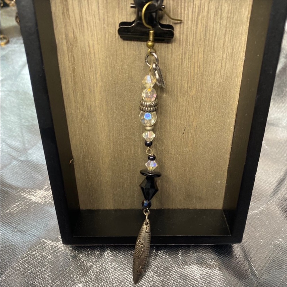 Handcrafted earring single earring unisex jewelry
